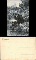 Ansichtskarte Bad Staffelstein Mönch Beim Lesen - Staffelberg 1912 - Ohne Zuordnung