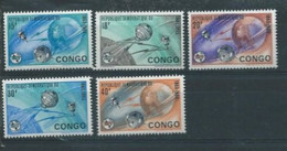 Congo  Lot De Timbres  Thème  Cosmos - Collections