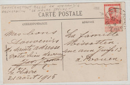 4898 Carte Le Havre La Villa Maritime - Cachet LE HAVRE Spécial 1915 Sainte Adresse Gouvernement Belge En Normandie - Autres & Non Classés