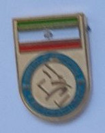 Pin' S  Pays  IRAN, SPORTS  C I S M ?, MINISTRY  OF  EDUCATION, I.? .IRAN  School  Sport  Federation - Militaria