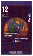 RC 20148 CANADA HIGH TECHNOLOGY HAUTE TECHNOLOGIE CARNET COMPLET BOOKLET MNH NEUF ** - Volledige Boekjes