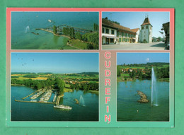 Suisse VD Vaud Cudrefin Au Bord Du Lac De Neuchatel Carte Postale Multivues - Cudrefin