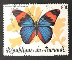 Timbre Oblitéré Burundi 1989 Neophron - Gebraucht