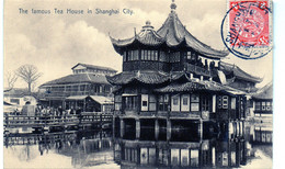 The Famous Tea House In Shanghaï City En 1911 - Cina