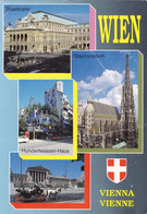 WIEN:STATE OPERA, STEPHANSDOM, HUNDERTWASSERHAUS, PARLIAMENT, USED,AUSTRIA - Stephansplatz