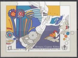 ZYPERN Block 14, Postfrisch **, 3. Sportspiele Der Europäischen Kleinstaaten, Nikosia, 1989 - Neufs