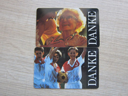 B01,02 08.92 Danke,two Mint Cards - B-Serie: Caritative