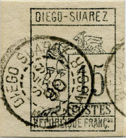 !!! DIEGO SUAREZ. N°8 OBLITÉRATION SUPERBE. SIGNÉ BRUN - Used Stamps