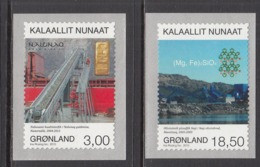 2015 Greenland Mining Gold  Complete Set Of 2 MNH @ 75% Face Value - Neufs