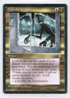 MAGIC The GATHERING  "Diabolic Vision"---ICE AGE (MTG--137-5) - Other & Unclassified