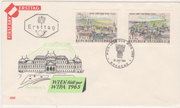 FDC 1964 - Mi Mi 1165+1169 (6) : Internationale Briefmarkenausstellung WIPA 1965 , ST Bregenz - FDC
