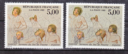 France 2591 Variétés Orange Vif Et Orange  Neuf ** TB MNH Sin Charnela - Varieteiten: 1980-89 Postfris