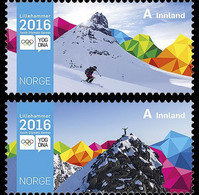 Norvège Norge Norway 1840/41 JO Hiver Lillehamer 2016 - Invierno 2016: Lillehammer (Juegos Olímpicos De La Juventud)