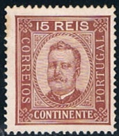 Portugal, 1892/3, # 74 Dent. 13 1/2, P. Pontinhado, Alguma Ferrugem, MNG - Ungebraucht