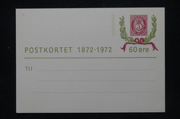 NORVÈGE - Entier Postal De 1972, Non Circulé - L 113867 - Postwaardestukken