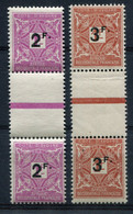 Cote D'Ivoire    Taxes  17/18 **  Paires Avec Pont - Unused Stamps