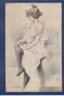 Cpa Boutet Henri Déshabillé érotisme Art Nouveau Non Circulé Femme Woman éros - Boutet