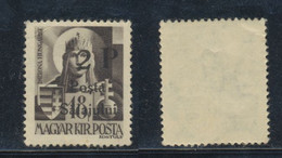 Romania Hungary 1945 Posta Salajului 2P / 18f Guaranteed Genuine Local Stamp Rarer Type Of Figure 2 MNH - Transylvanie