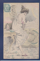 Cpa Boutet Henri Déshabillé érotisme Art Nouveau Circulé Femme Woman éros - Boutet