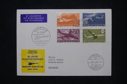 LIECHTENSTEIN - Enveloppe Par Hélicoptère Vaduz / Zurich En 1960 - L 113902 - Covers & Documents