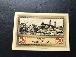 Notgeld - Billet Necéssité Allemagne - 50 Pfennige - Moosburg - 1920 - Ohne Zuordnung