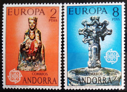 EUROPA 1974 - ANDORRE ESPAGNOL                    N° 81/82                        NEUF* - 1974