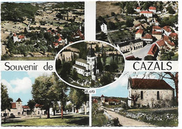 CPSM - Format 10,5 X 15 Cm - édit. CIM - 1 C - Souvenir De CAZALS - Cazals