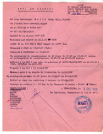 VP19.019 - MILITARIA - VERSAILLES 1959 - Note Concernant Le Soldat J.MARRE - Documents