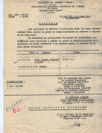 VP19.021 - MILITARIA - SP . 69. 438 1958 - Decision Concernant Le Soldat J.MARRE Sous Lieutenant De Réserve - Documenten