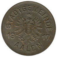 ALLEMAGNE - AALEN - 50.1 - Monnaie De Nécessité - 50 Pfennig 1917 - Notgeld