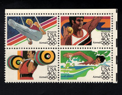 204507800 SCOTT C108C POSTFRIS MINT NEVER HINGED POSTFRISCH EINWANDFREI  OLYMPIC GAMES C106A FIRST STAMP BLOCK - 3b. 1961-... Neufs