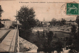 63 / SAINT GERMAIN LEMBRON / LA ROUTE D ISSOIRE ET LE PONT SUR LA COUZE - Saint Germain Lembron