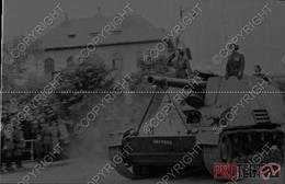 REPRO Romania Romanian Photo Military WW 2 2WK Technic Technik Diapositive Negative Slide Photo Foto Airplane Panzer 003 - Guerre, Militaire