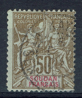 Soudan Français, 50c, Type "Groupe", 1900, Obl, TB Jolie Oblitération De KAYES - Usati