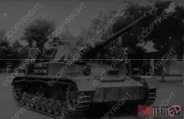 REPRO Romania Romanian Photo Military WW 2 2WK Technic Technik Diapositive Negative Slide Photo Foto Airplane Panzer 010 - Krieg, Militär