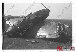 REPRO Romania Romanian Photo Military WW 2 2WK Technic Technik Diapositive Negative Slide Photo Foto Airplane Panzer 038 - Oorlog, Militair