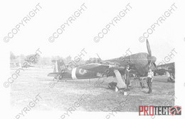 REPRO Romania Romanian Photo Military WW 2 2WK Technic Technik Diapositive Negative Slide Photo Foto Airplane Panzer 049 - Krieg, Militär