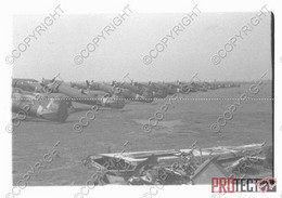 REPRO Romania Romanian Photo Military WW 2 2WK Technic Technik Diapositive Negative Slide Photo Foto Airplane Panzer 050 - War, Military