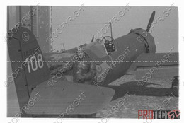 REPRO Romania Romanian Photo Military WW 2 2WK Technic Technik Diapositive Negative Slide Photo Foto Airplane Panzer 053 - Guerra, Militares