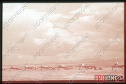 REPRO Romania Romanian Photo Military WW 2 2WK Technic Technik Diapositive Negative Slide Photo Foto Airplane Panzer 076 - Oorlog, Militair