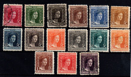Luxemburgo Nº 95/109. Año 1914/20 - 1914-24 Maria-Adelaide