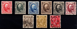 Luxemburgo (Servicio) Nº 67/8, 70, 73, 25/6, 78, 79, 81. Año 1891/5 - Autres & Non Classés