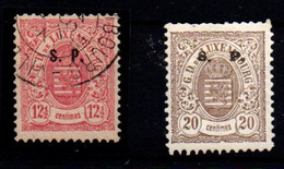 Luxemburgo (Servicio) Nº 81, 82. Año 1882/3 - Other & Unclassified