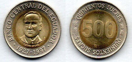 Equateur -  500 Sucres 1997 SPL - Ecuador