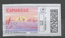 France - Frankreich Timbre Personnalisé Y&T N°MTEL LV20-092 - Michel N°BS(?) (o) - Camargue - Printable Stamps (Montimbrenligne)