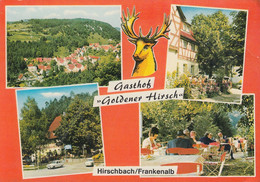 D-92275 Hirschbach - Oberpfalz - Gasthof "Goldener Hirsch" - ADAC Lokal - Cars - Renault - VW 1500 - Amberg