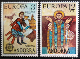 EUROPA 1975 - ANDORRE ESPAGNOL                    N° 89/90                        NEUF** - 1975