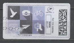 France - Frankreich Timbre Personnalisé Y&T N°MTEL LV20-099 - Michel N°BS(?) (o) - Sujets Postaux - Printable Stamps (Montimbrenligne)