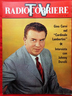 Radiocorriere TV Del 21 Aprile 1963 Cervi Lambertini Dorelli Girella Enciclica - Television