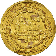 Monnaie, Abbasid Caliphate, Al-Muqtadir, Dinar, AH 304 (916/917), Madinat - Islámicas